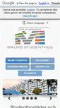 Mobile Screenshot of malmostudenthus.com
